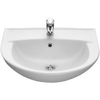 Раковина Santeri Виктория 55 1.3111.6.S00.11B.0 Белая — фото 1, Раковины подвесные