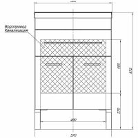 Товар: Тумба под раковину Aquanet Верона 60 304534 Капучино - фото 10 Тумба под раковину Aquanet Верона 60 304534 Капучино — фото 10, Мебель для ванной