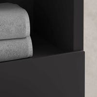 Тумба под раковину Keuco Stageline 80 32864970100 подвесная с подсветкой Вулканит — фото 7, Тумбы под раковину