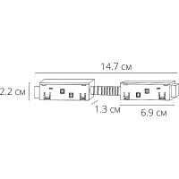 Коннектор Artelamp Expert-accessories A590306 Черный — фото 2, Комплектующие для освещения