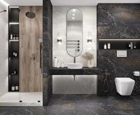 Товар: Керамогранит Laparet Blaze Nero графитовый сатинированный карвинг 60x120 см - фото 3 Керамогранит Laparet Blaze Nero графитовый сатинированный карвинг 60x120 см — фото 3, Керамогранит