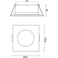 Товар: Встраиваемый светильник Crystal Lux CLT 046C1 BL IP44 Черный - фото 2 Встраиваемый светильник Crystal Lux CLT 046C1 BL IP44 Черный — фото 2, Точечные светильники