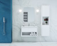 Тумба под раковину Excellent Tuto 70 MLEX.0101.700.WHWH подвесная Белый — фото 2, Мебель для ванной