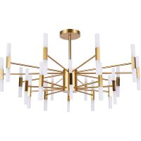 Люстра Artelamp Ramona A7410PL-40PB Белая Полированная медь — фото 1, Люстры