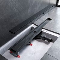 Душевой лоток AM.PM MasterFlow 80 W01SC-U11-080-04BM с Черной матовой решеткой / под плитку Tile — фото 20, Душевые лотки