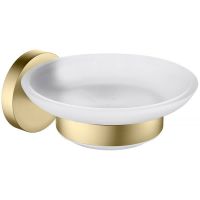 Мыльница Timo Saona 13021/17 Золото матовое — фото 1, Мыльницы