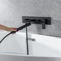 Смеситель для ванны Allen Brau Infinity 5.21007-31 Черный матовый — фото 7, Смесители