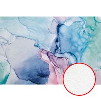 Фреска Ortograf Fluid art 34054 Фактура бархат FX Флизелин (4*2,7) Голубой/Розовый, Абстракция — фото 1, Фрески