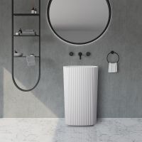 Раковина Abber Stein 55 AS2502-H Белая матовая — фото 4, Раковины