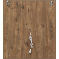 Зеркало Aquanet Милан 80 336400 с подсветкой Дуб рустикальный с сенсорным выключателем — фото 4, Зеркала в ванную комнату