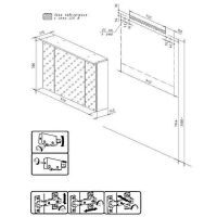 Товар: Зеркальный шкаф Бриклаер Кристалл 95 4627125416002 с подсветкой Белый - фото 3 Зеркальный шкаф Бриклаер Кристалл 95 4627125416002 с подсветкой Белый — фото 3, Зеркальные шкафы в ванную