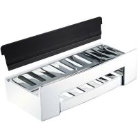 Полка корзина Bemeta Cytro 102208292 со скребком Хром — фото 1, Полки для ванной и душа