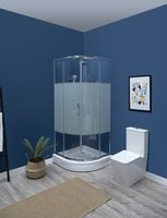 Товар: Душевой уголок Aquanet Practic 90x90 AE10-Q-90x90U-CP 243615 профиль Хром стекло прозрачное с шелкографией - фото 6 Душевой уголок Aquanet Practic 90x90 AE10-Q-90x90U-CP 243615 профиль Хром стекло прозрачное с шелкографией — фото 6, Душевые уголки четверть круга