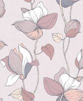 Обои Marburg Flora 47474 Винил на флизелине (0,53*10,05) Бежевый/Розовый, Цветы/Листья — фото 3, Обои для стен