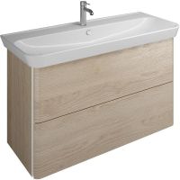 Тумба с раковиной Burgbad Iveo 120 SFEN120F2747G0161C0001*1 подвесная Дуб кашемировый — фото 1, Мебель для ванной