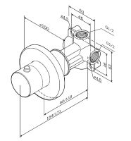 Товар: Переключатель потоков AM.PM F0800100 Хром - фото 12 Переключатель потоков AM.PM F0800100 Хром — фото 12, Переключатели потоков