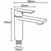 Товар: Смеситель для раковины Gappo G99-20 G1099-20 Сатин - фото 11 Смеситель для раковины Gappo G99-20 G1099-20 Сатин — фото 11, Смесители