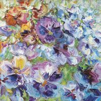 Товар: Фреска Ortograf Цветы 8000 Фактура флок FLK Флизелин (2,7*2,7) Разноцветный, Абстракция/Цветы/Живопись арт-8000 (флок FLK) - фото 2 Фреска Ortograf Цветы 8000 Фактура флок FLK Флизелин (2,7*2,7) Разноцветный, Абстракция/Цветы/Живопись арт-8000 (флок FLK) — фото 2, Фрески