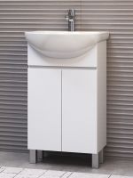 Тумба под раковину Vigo Wing 50 tn.WIN.BAL.50.2D Белая — фото 2, Мебель для ванной