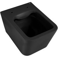 Унитаз Abber Rechteck AC1201MB подвесной Черный матовый с сиденьем Микролифт — фото 5, Подвесные унитазы