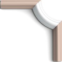 Угловой элемент Orac Decor P4020A 164x29x91 мм — фото 1, Молдинги