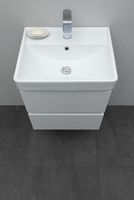 Тумба под раковину Aquanet Вега 50 подвесная Белый глянец арт-308332 — фото 11, Тумбы под раковину