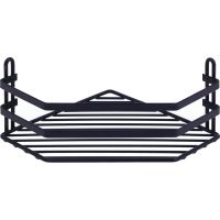 Полка корзина Tekno-tel ES077B угловая Черная — фото 1, Полки для ванной и душа