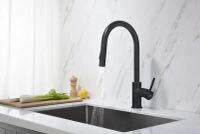 Смеситель для кухни Aquatek Европа Черный матовый арт-AQ1384MB — фото 2, Смесители для кухни