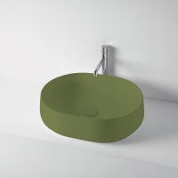 Раковина-чаша Kerasan F10 56 460511 Зеленая матовая — фото 2, Раковины