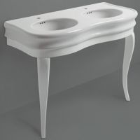 Раковина Simas Lante 120 LA12bi*1 двойная Белая — фото 3, Раковины подвесные