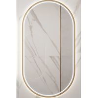 Зеркало Boheme Armadi Art Vallessi 60 568-G с подсветкой с сенсорным выключателем — фото 1, Мебель для ванной