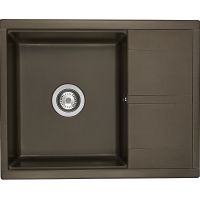 Кухонная мойка Aquaton Делия 65 1A718632DE280 Кофе — фото 1, Кухонные мойки