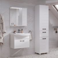 Тумба под раковину Volna Joli 60.1Y tpJOLI60.1Y-01 подвесная Белая — фото 7, Тумбы под раковину