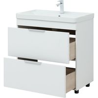 Товар: Тумба под раковину Aquanet Ирис new 80 310154 Белая глянцевая - фото 8 Тумба под раковину Aquanet Ирис new 80 310154 Белая глянцевая — фото 8, Мебель для ванной