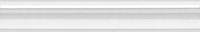 Керамический бордюр Kerama Marazzi Марсо Багет белый обрезной BLC017R 5х30 см — фото 1, Керамическая плитка