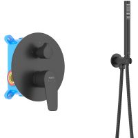 Товар: Душевая система Aquatek Бетта AQ1172MB Черная матовая - фото 2 Душевая система Aquatek Бетта AQ1172MB Черная матовая — фото 2, Встраиваемые душевые комплекты