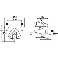 Товар: Комплект смесителей Kaiser County 5500К Хром - фото 6 Комплект смесителей Kaiser County 5500К Хром — фото 6, Смесители