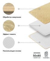 Коврик для ванной комнаты Iddis Basic 50х80 Желтый арт-B21P580i12 — фото 5, Коврики для ванной комнаты