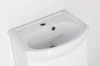 Тумба под раковину Style Line Эко Волна 2 Уют 45 Белый глянец — фото 4, Мебель для ванной