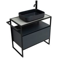 Товар: Тумба под раковину Allen Brau Priority 80 1.31002.AM Антрацит матовый - фото 14 Тумба под раковину Allen Brau Priority 80 1.31002.AM Антрацит матовый — фото 14, Тумбы под раковину