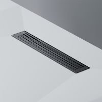 Душевой лоток AM.PM MasterFlow 40 с Черной матовой решеткой Cut Gradient арт-W01SC-P11-040-01BM — фото 11, Душевые лотки