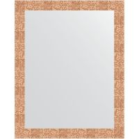 Зеркало Evoform Definite 96х76 BY 3274 в багетной раме - Соты медь 70 мм — фото 1, Мебель для ванной