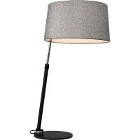 Настольная лампа Maytoni Modern Bergamo Серая Черная Хром арт-MOD613TL-01B — фото 1, Настольные лампы