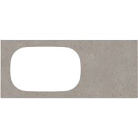 Столешница под раковину Kerama Marazzi Magica 120 MA.2.0.SG519920R\120 Серая матовая — фото 1, Столешницы под раковину