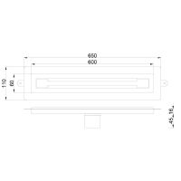 Товар: Душевой лоток Boheme Premium Trendy 60 983-60-CR с решеткой Хром - фото 3 Душевой лоток Boheme Premium Trendy 60 983-60-CR с решеткой Хром — фото 3, Душевые лотки
