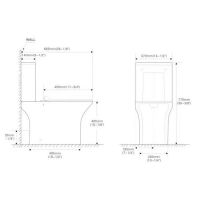 Унитаз компакт SantiLine SL-5023 с бачком и сиденьем Микролифт — фото 5, Напольные унитазы