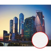 Фреска Ortograf Небоскребы 30416 Фактура бархат FX Флизелин (3,3*2,7) Синий, Город — фото 1, Фрески