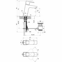 Смеситель для раковины Ravak 10° TD 013.00 Хром арт-X070061 — фото 6, Смесители для раковины