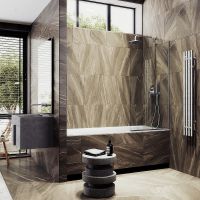 Товар: Шторка на ванну Maybah Glass MGV-126-5у 440x1400 в узком профиле Хром матовый стекло прозрачное - фото 3 Шторка на ванну Maybah Glass MGV-126-5у 440x1400 в узком профиле Хром матовый стекло прозрачное — фото 3, Неподвижные шторки для ванной