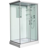 Душевая кабина WeltWasser WW500 Laine 1214 120x90 10000003277 профиль Хром стекло прозрачное — фото 1, Душевые кабины